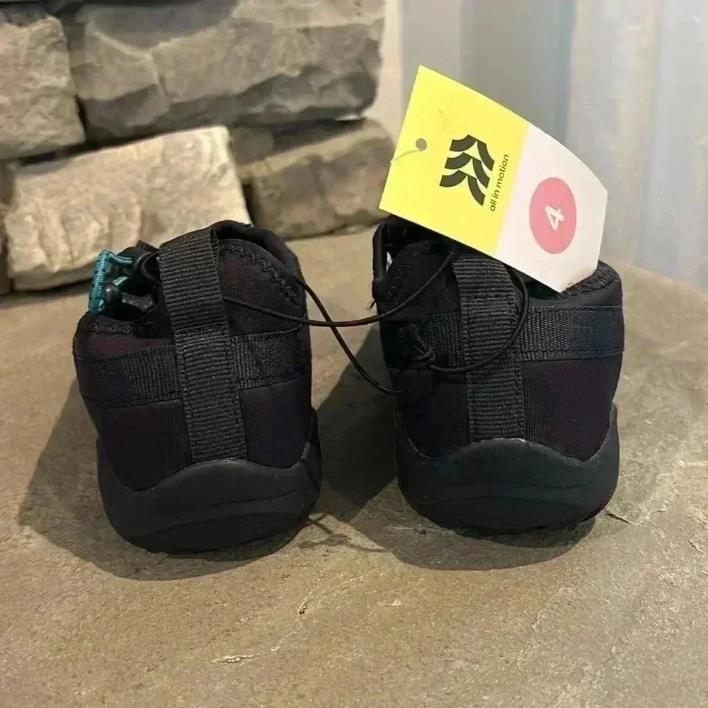 All In Motion Water shoes, mesh upper,bungee cord tie, pull tab,rugged sole